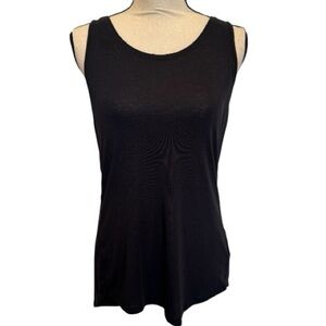 Athleta Performance Gym Workout Black Tank Top Small